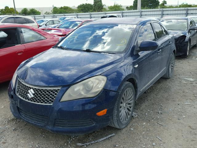 JS2RE9A30B6111191 - 2011 SUZUKI KIZASHI SE BLUE photo 2