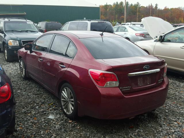 JF1GJAH61DH022953 - 2013 SUBARU IMPREZA LI RED photo 3