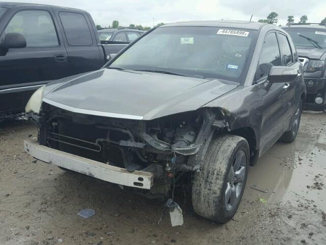 5J8TB18257A023976 - 2007 ACURA RDX GRAY photo 2