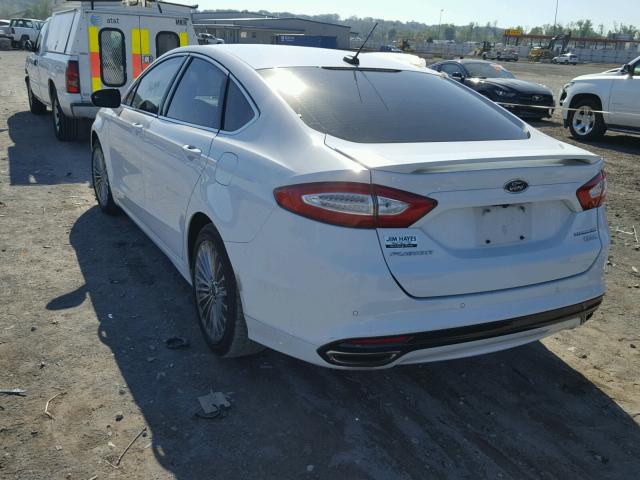 3FA6P0K93GR254576 - 2016 FORD FUSION TIT WHITE photo 3