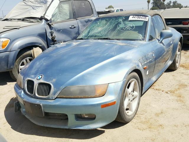 4USCJ3333WLC14499 - 1998 BMW Z3 2.8 BLUE photo 2