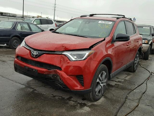 2T3BFREV2HW580391 - 2017 TOYOTA RAV4 RED photo 2