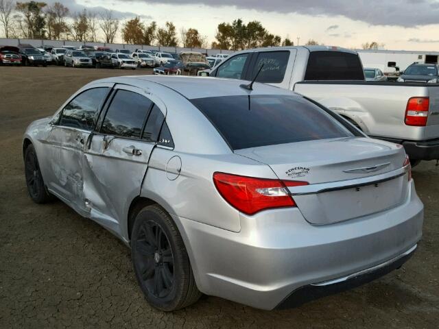 1C3CCBAB5CN224067 - 2012 CHRYSLER 200 LX SILVER photo 3