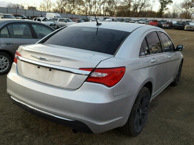 1C3CCBAB5CN224067 - 2012 CHRYSLER 200 LX SILVER photo 4