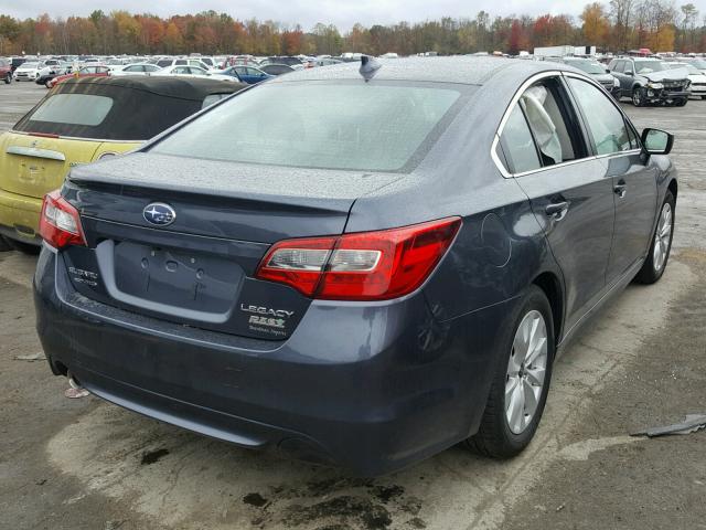 4S3BNAC67H3046256 - 2017 SUBARU LEGACY 2.5 GRAY photo 4