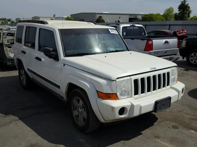 1J8HH48N26C340043 - 2006 JEEP COMMANDER თეთრი ფოტო 1
