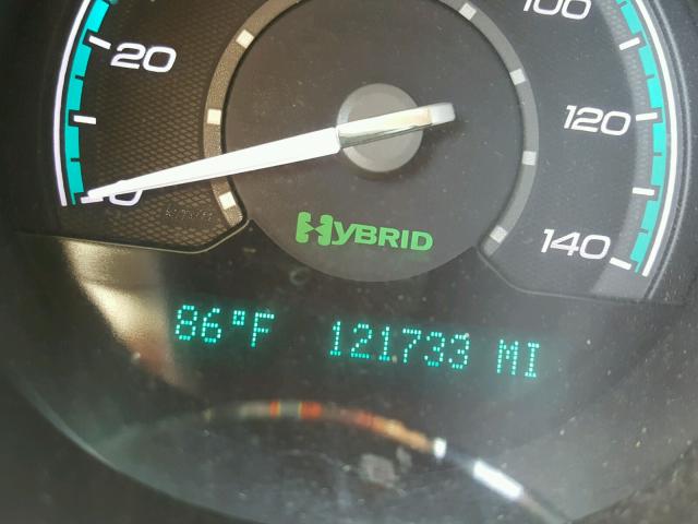 1G1ZF57509F131890 - 2009 CHEVROLET MALIBU HYB ნაცრისფერი ფოტო 8