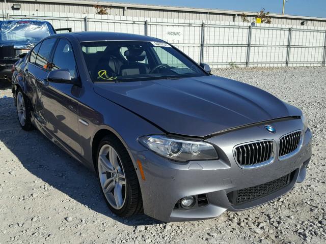 WBA5B3C5XGG257755 - 2016 BMW 535 XI GRAY photo 1