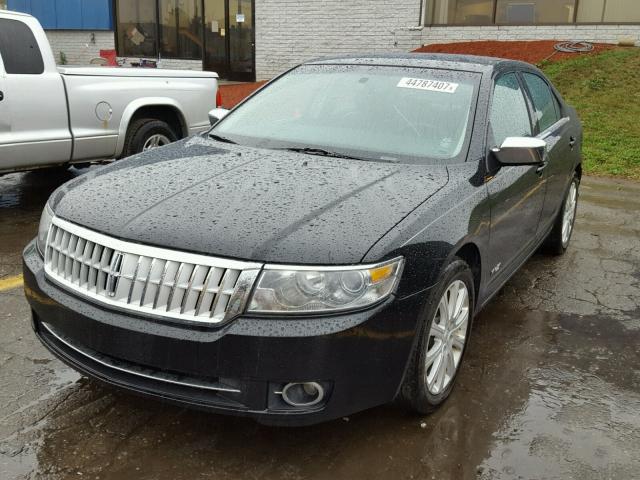 3LNHM26T67R650705 - 2007 LINCOLN MKZ BLACK photo 2