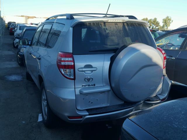 2T3ZF4DV2BW089460 - 2011 TOYOTA RAV4 SILVER photo 3