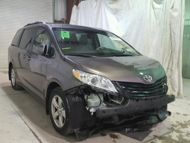 5TDKK3DC2ES439942 - 2014 TOYOTA SIENNA LE GRAY photo 1