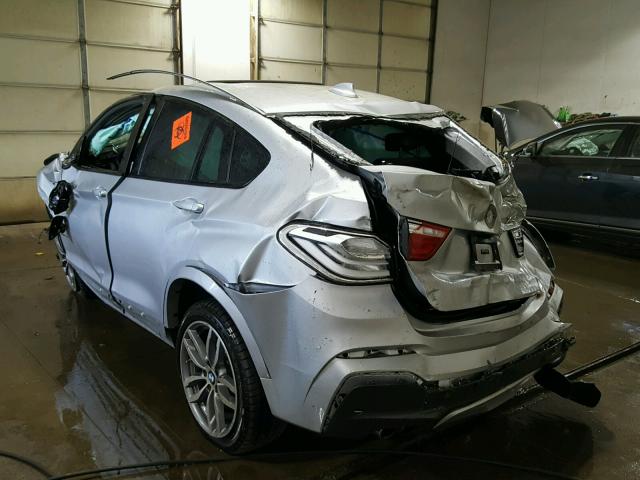 5UXXW3C52G0R19383 - 2016 BMW X4 XDRIVE2 SILVER photo 3