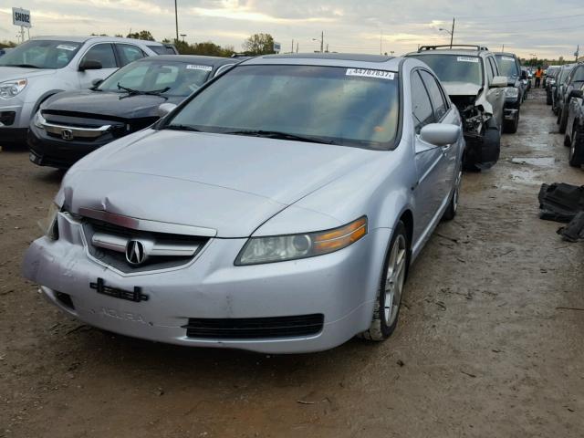 19UUA662X5A061370 - 2005 ACURA TL SILVER photo 2