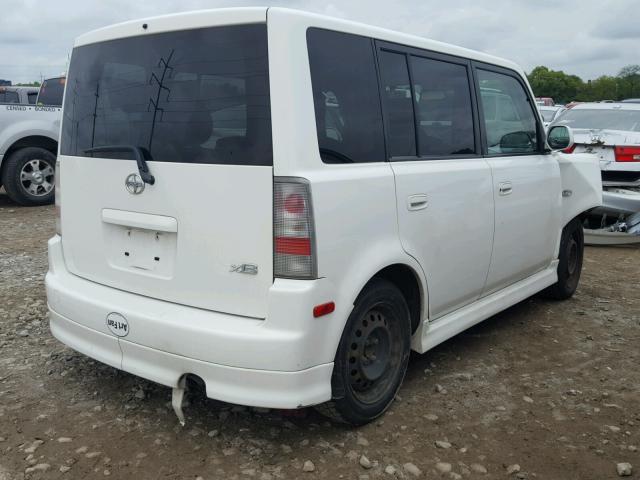 JTLKT334050180527 - 2005 TOYOTA SCION XB Blanco foto 4