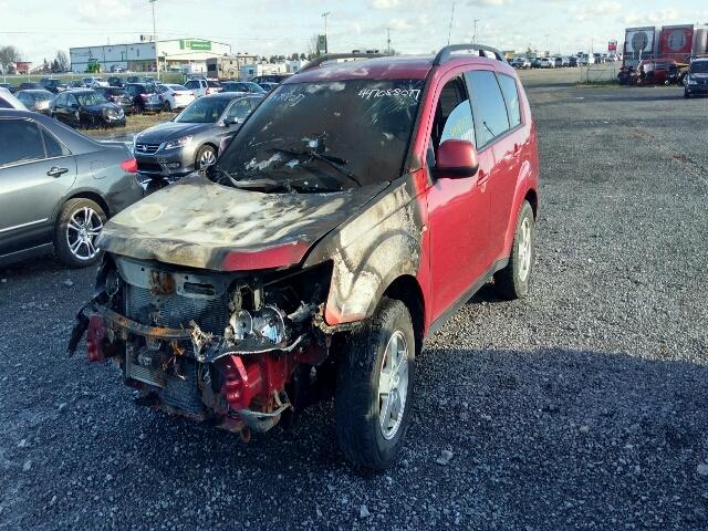 JA4LS21W58Z606045 - 2008 MITSUBISHI OUTLANDER RED photo 2