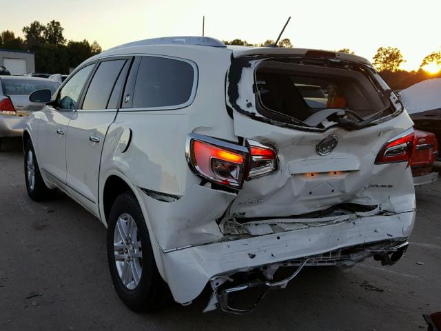 5GAKRAKD3EJ247066 - 2014 BUICK ENCLAVE WHITE photo 3