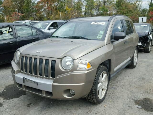 1J8FF57W57D185562 - 2007 JEEP COMPASS LI BROWN photo 2