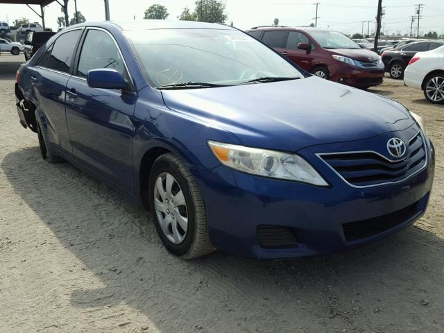 4T4BF3EK9BR148230 - 2011 TOYOTA CAMRY BASE BLUE photo 1