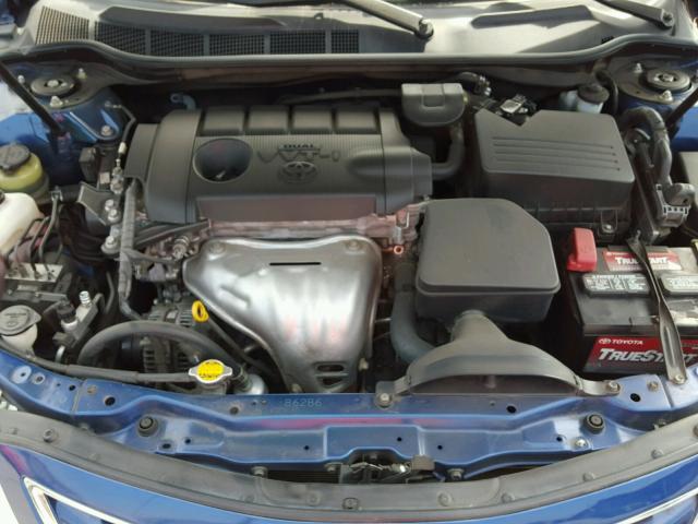 4T4BF3EK9BR148230 - 2011 TOYOTA CAMRY BASE BLUE photo 7