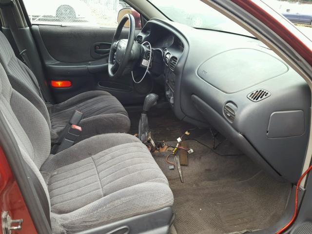 1G2WP52K4YF204573 - 2000 PONTIAC GRAND PRIX MAROON photo 5