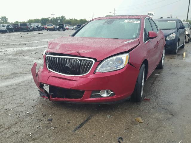 1G4PR5SKXF4218007 - 2015 BUICK VERANO CON RED photo 2