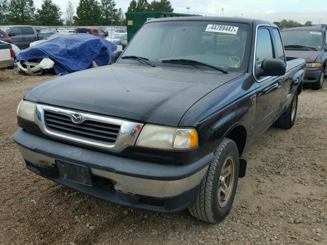 4F4YR16C8XTM34389 - 1999 MAZDA B2500 CAB BLACK photo 2