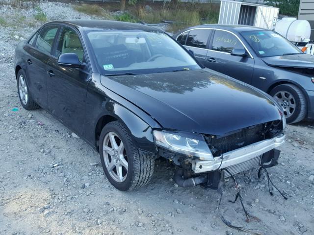 WAULF78K89N014705 - 2009 AUDI A4 2.0T QU BLACK photo 1