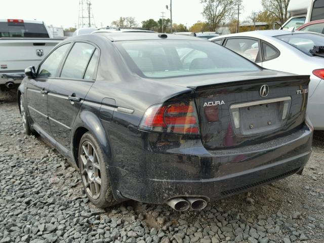 19UUA76518A023949 - 2008 ACURA TL TYPE S BLACK photo 3