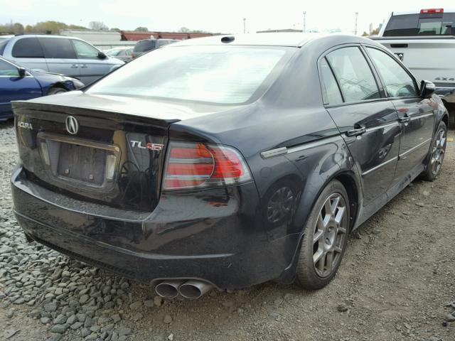 19UUA76518A023949 - 2008 ACURA TL TYPE S BLACK photo 4