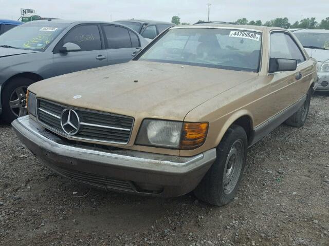 WDB12604412003997 - 1984 MERCEDES-BENZ 500 SEC GOLD photo 2