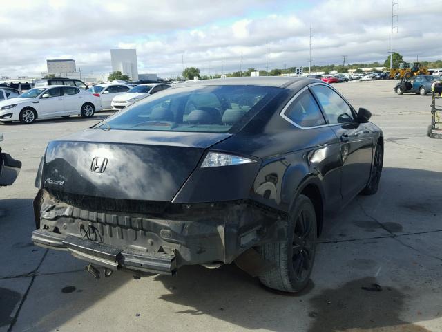 1HGCS12399A020244 - 2009 HONDA ACCORD LX BLACK photo 4