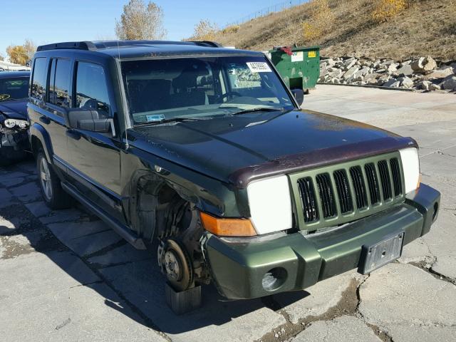 1J8HG48N06C310641 - 2006 JEEP COMMANDER GREEN photo 1