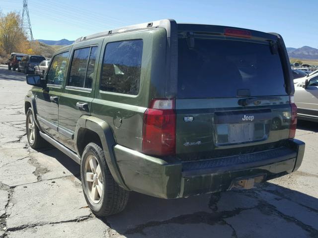 1J8HG48N06C310641 - 2006 JEEP COMMANDER GREEN photo 3