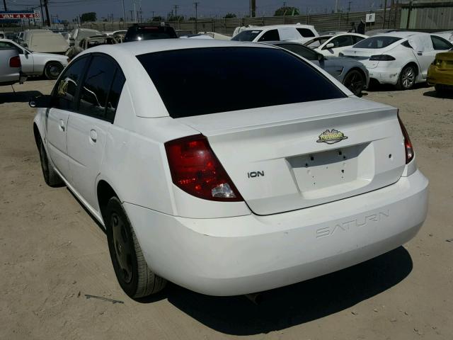 1G8AJ55F07Z126726 - 2007 SATURN ION LEVEL WHITE photo 3