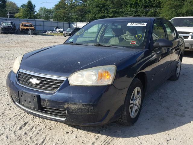 1G1ZS58F87F170128 - 2007 CHEVROLET MALIBU LS BLUE photo 2