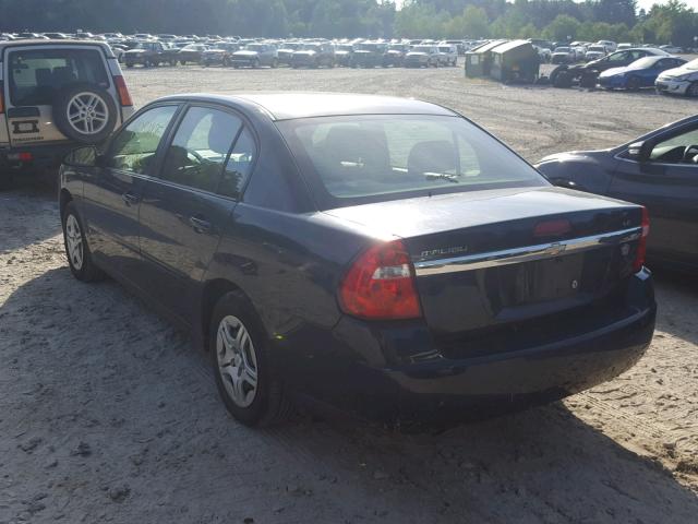 1G1ZS58F87F170128 - 2007 CHEVROLET MALIBU LS BLUE photo 3