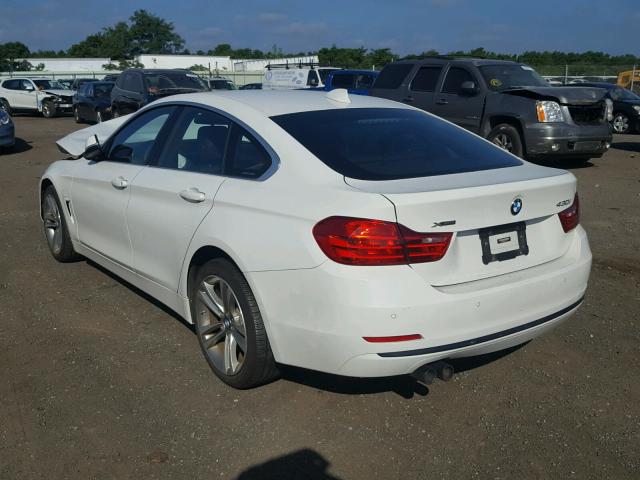 WBA4F9C58HG439765 - 2017 BMW 430XI GRAN WHITE photo 3