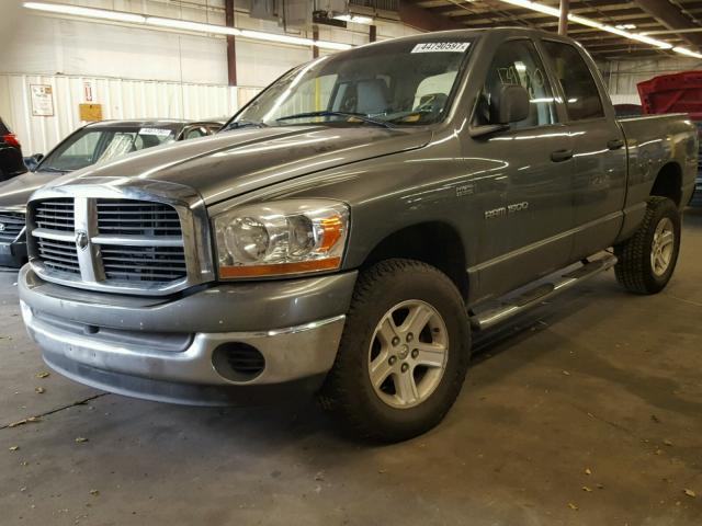 1D7HU18286S662592 - 2006 DODGE RAM 1500 SILVER photo 2