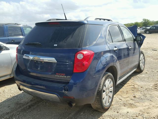 2CNFLPEYXA6315613 - 2010 CHEVROLET EQUINOX LT BLUE photo 4