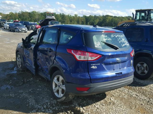 1FMCU0F75GUC19170 - 2016 FORD ESCAPE S BLUE photo 9