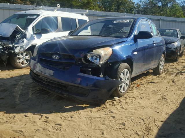 KMHCM36C48U086689 - 2008 HYUNDAI ACCENT GS BLUE photo 2