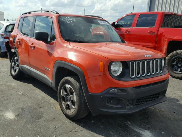 ZACCJBAB6HPF29867 - 2017 JEEP RENEGADE S 橙色 照片 1