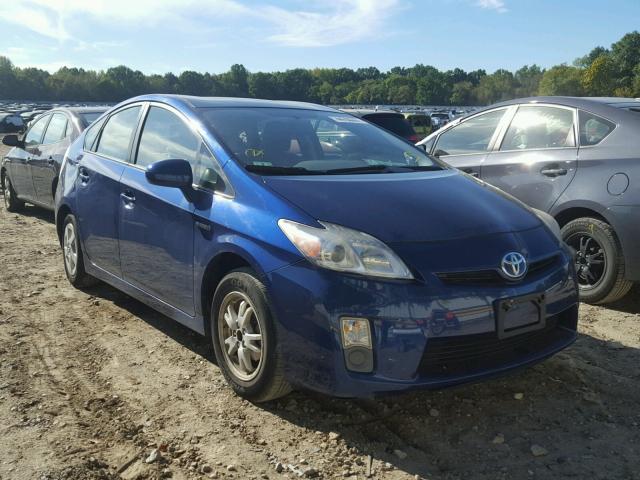 JTDKN3DU4A0032833 - 2010 TOYOTA PRIUS BLUE photo 1