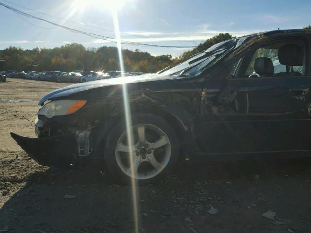 4S3BL626687220248 - 2008 SUBARU LEGACY 2.5 BLACK photo 9