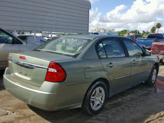 1G1ZS51FX6F109436 - 2006 CHEVROLET MALIBU LS GREEN photo 4