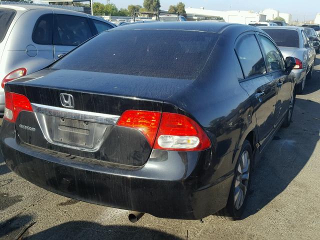 2HGFA16999H525037 - 2009 HONDA CIVIC EXL 黑色 照片 4