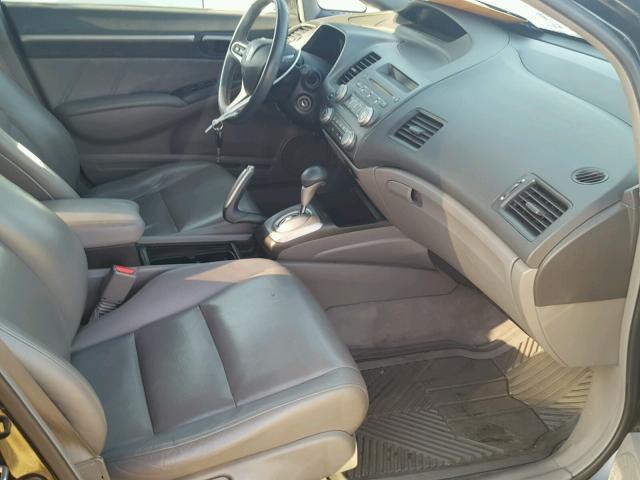 2HGFA16999H525037 - 2009 HONDA CIVIC EXL 黑色 照片 5