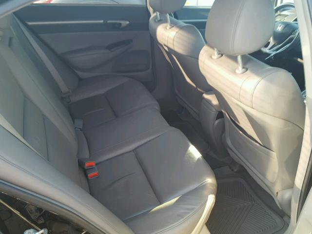 2HGFA16999H525037 - 2009 HONDA CIVIC EXL 黑色 照片 6