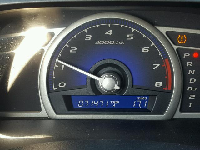 2HGFA16999H525037 - 2009 HONDA CIVIC EXL 黑色 照片 8