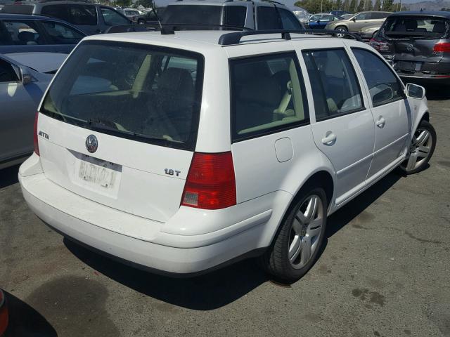 WVWSE61J64W143364 - 2004 VOLKSWAGEN JETTA GLS WHITE photo 4